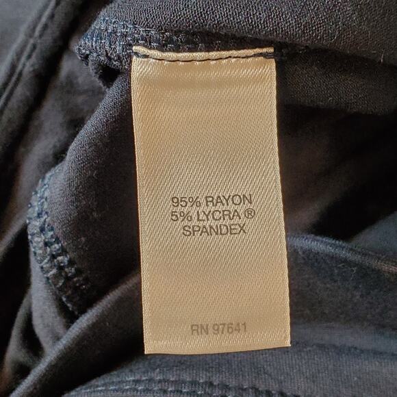 J. Jill Womens Size 3X NWT Wearever Pleated Cropped Wide Leg Pant Pull On Blue - Picture 8 of 8